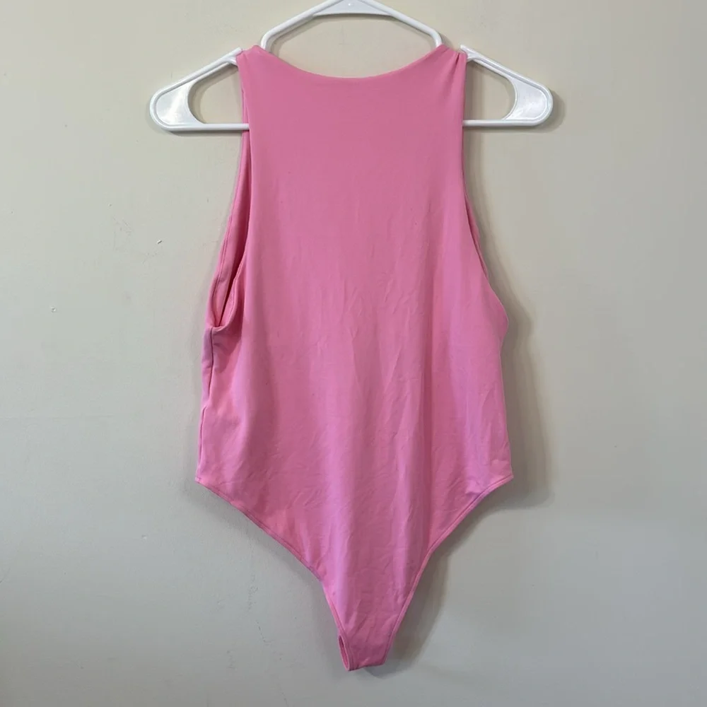 ZARA Halterneck Double Lined Bodysuit Size Large - Picture 6 of 9
